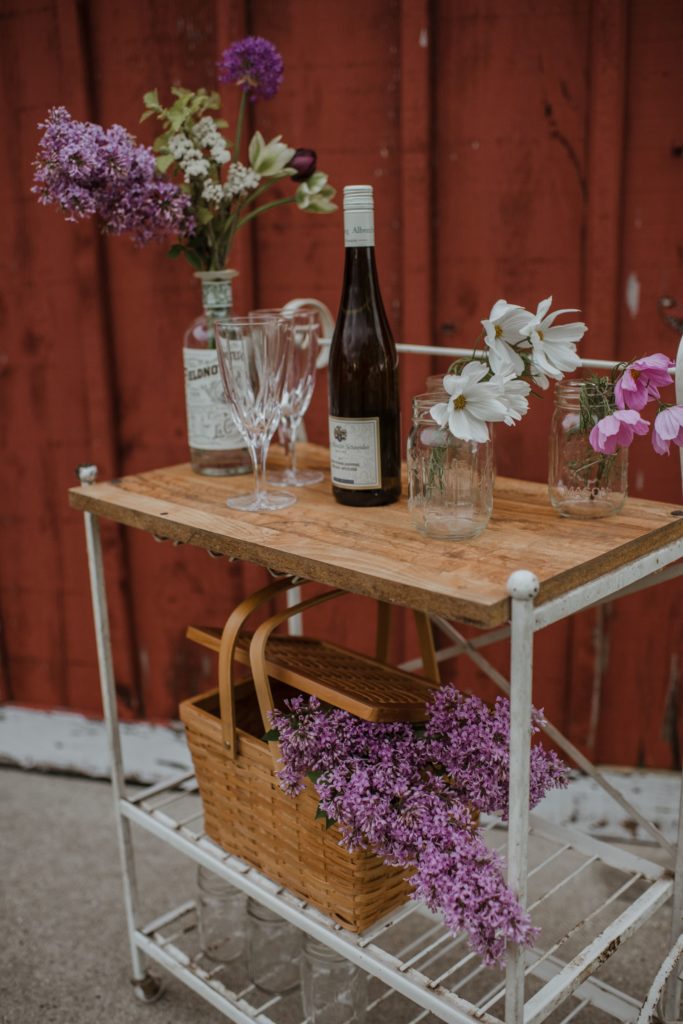 lilac inspired elopement shoot