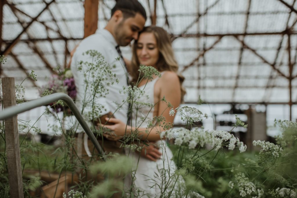 greenhouse intimate wedding