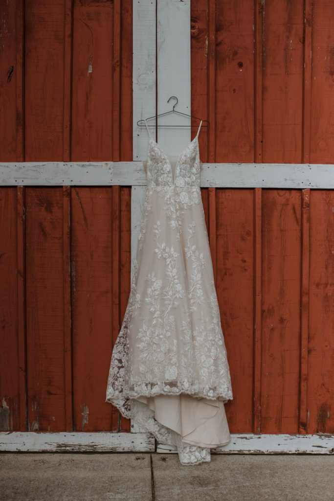 strike bridal bar wedding dress