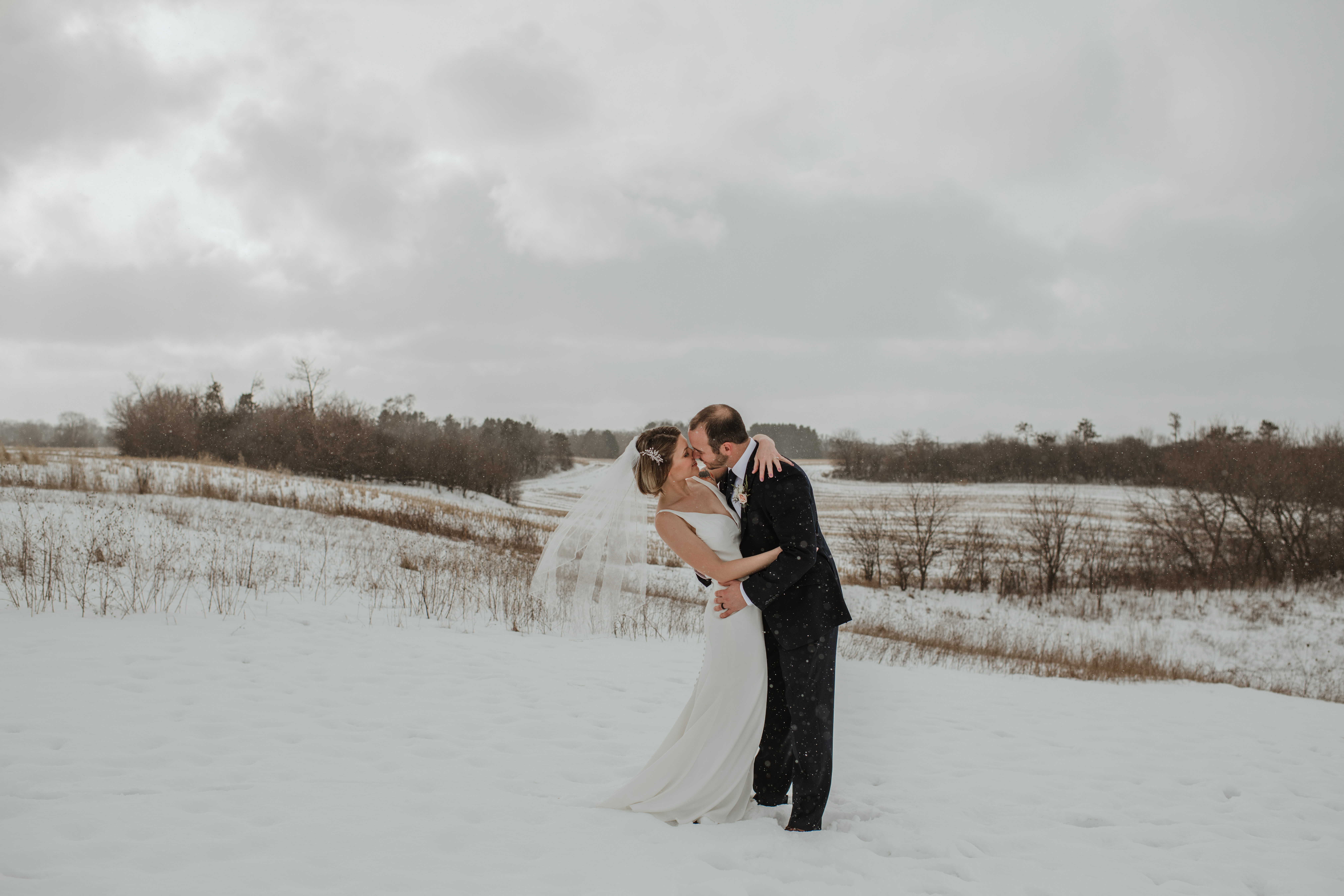 wisconsin winter elopement photography